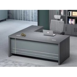 مكتب ميلامين بطول 180 سم مع ملحق 