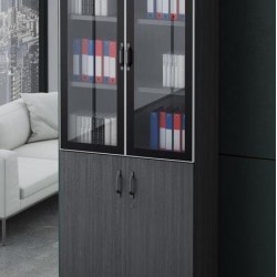 دولاب مكتب ميلامين 2 درفة ارتفاع 200 سم