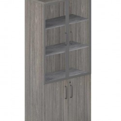 دولاب مكتب رصاصي 2 درفة