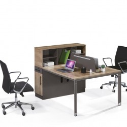 مكتب بارتشن ثنائي مع دولاب