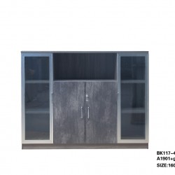 دولاب ملفات رصاصي 4 درفة