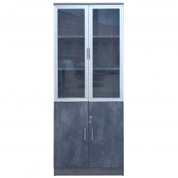 دولاب ملفات رصاصي 2 درفة