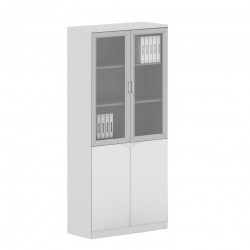 دولاب مكتب أبيض 2 درفة