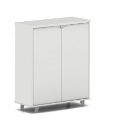 دولاب ملفات أبيض 2 درفة قصيرة