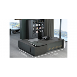 طقم مكتب ميلامين بطول 240 سم