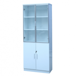 دولاب مكتب أبيض 2 درفة